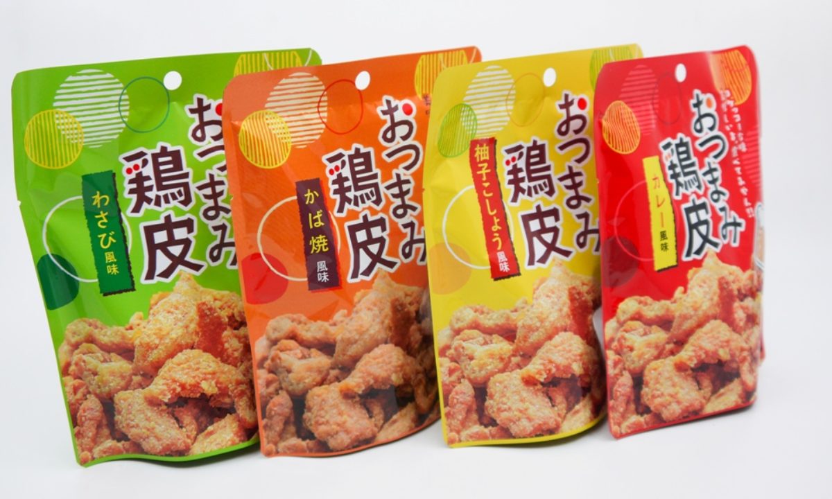 4種の味 ビールと合わせるのに迷う おつまみ鶏皮 ふぁみたね